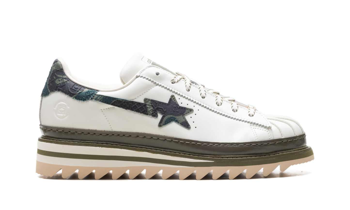 Superstar  CLOT x Bape - Off White  KJ1473
