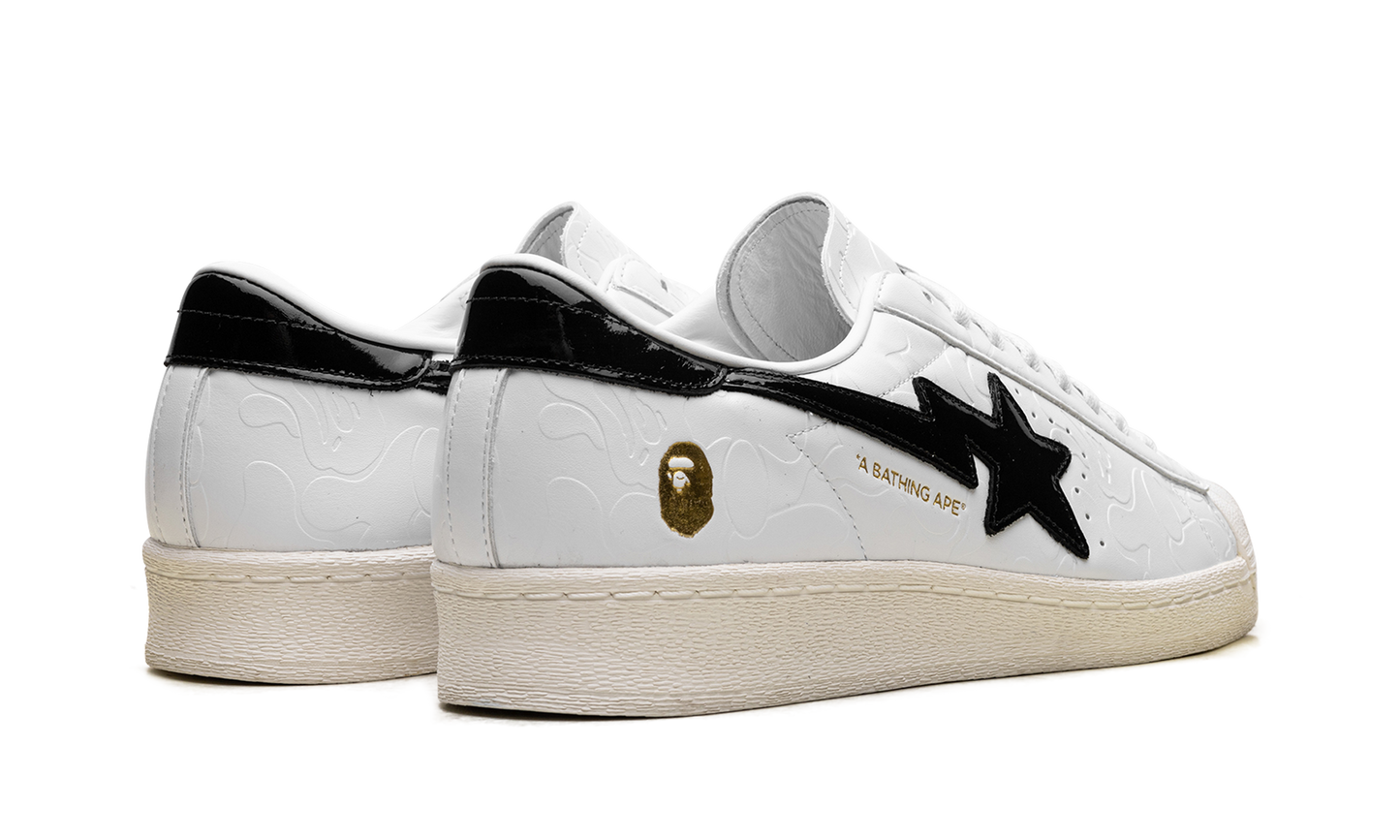 Superstar Vintage  A Bathing Ape - White Black  JR2701