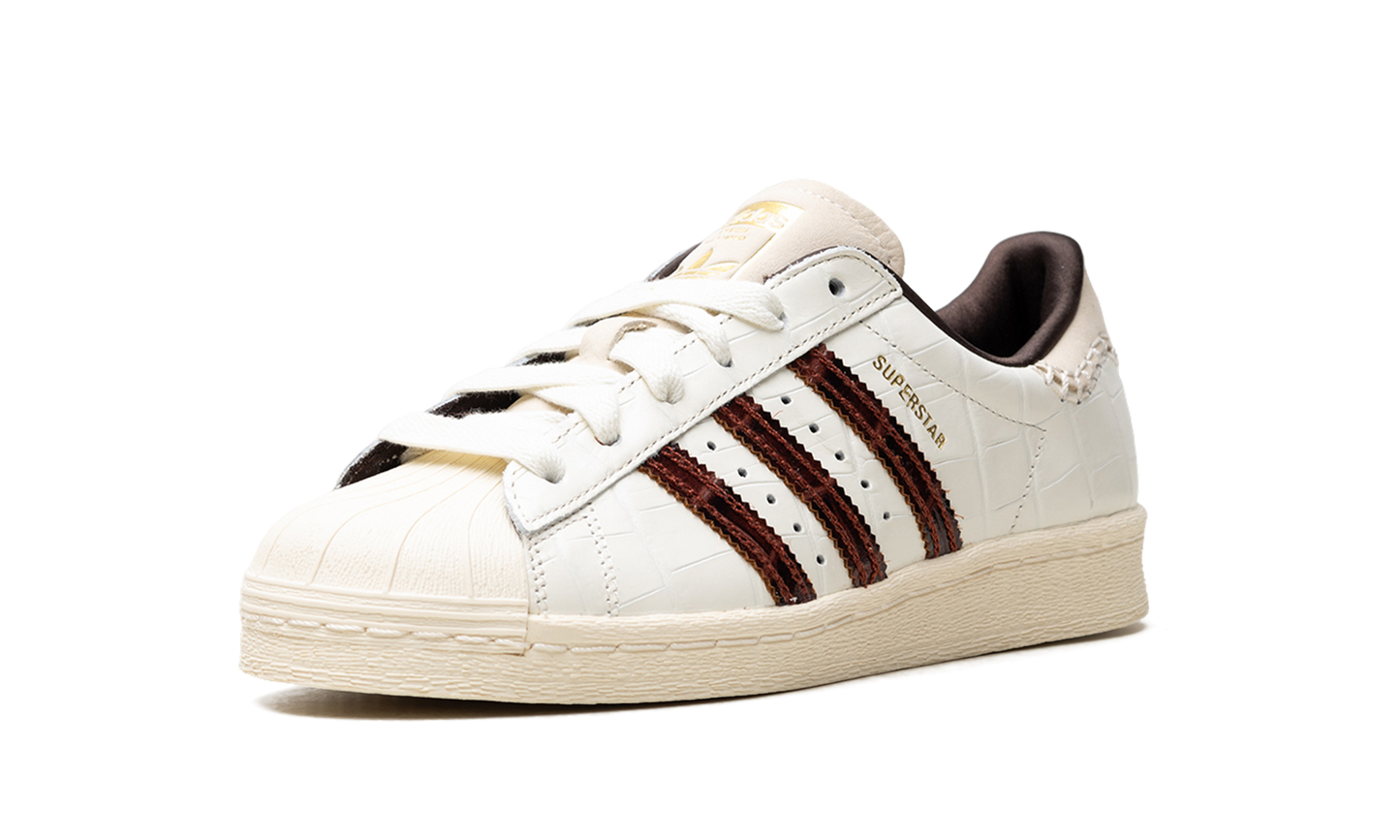 Superstar  Wales Bonner - White Brown Croc  KH8797