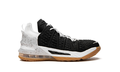 LeBron 18 GS Black White Gum CW2760 007