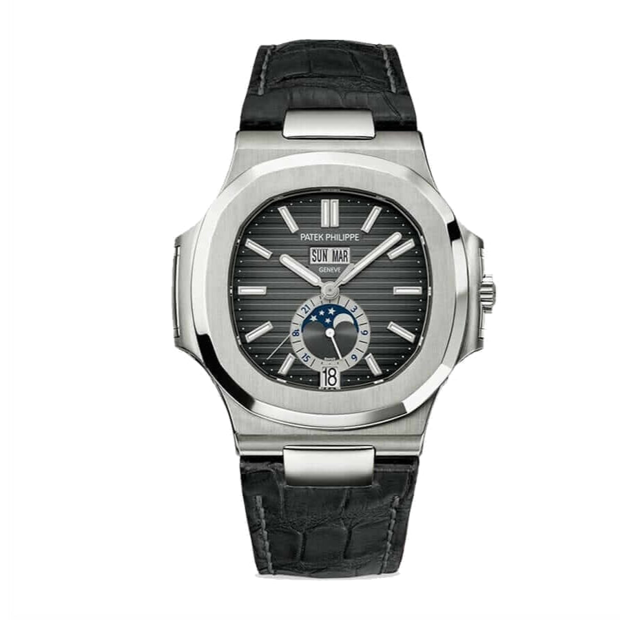Patek Grey Leather Replica