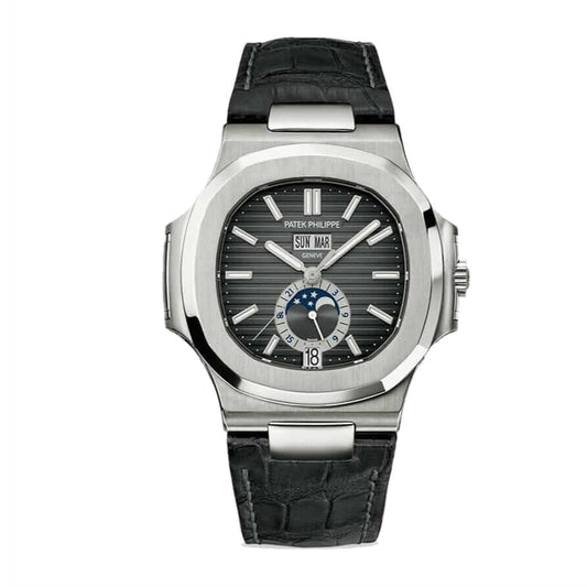 Patek Grey Leather Replica