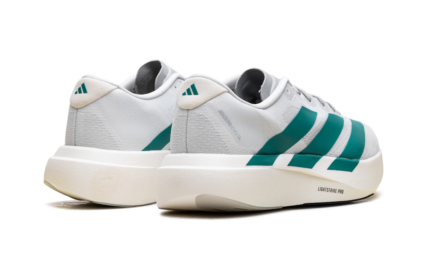 adiZero EVO SL  White Pure Teal  JS4451