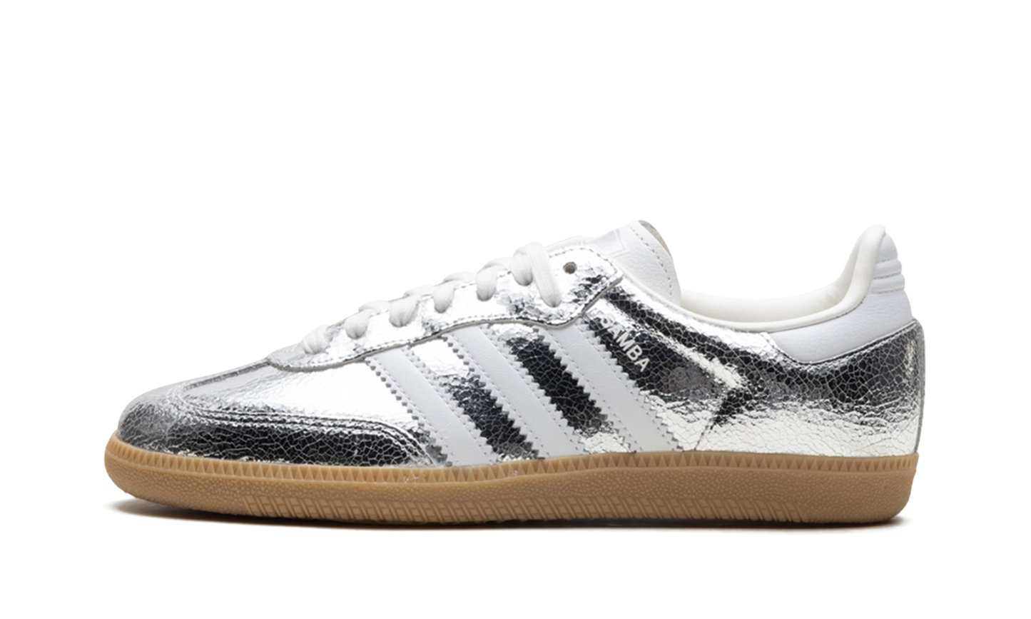 Samba OG WMNS  Silver Metallic Cracked Leather  JR0035