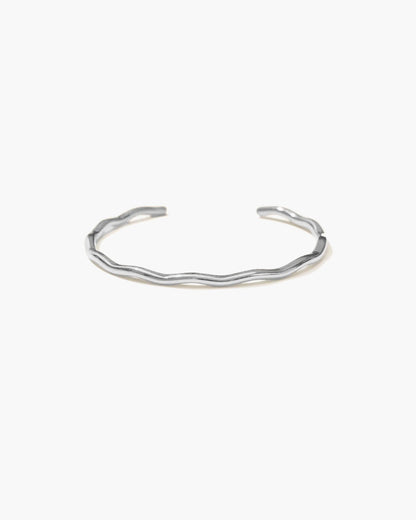 Silver Wave Bangle