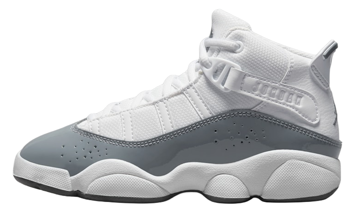 Air Jordan 6 Rings PS White Cool Grey 323432 121
