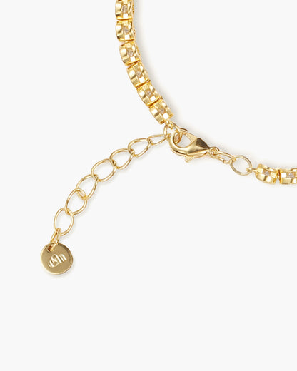 Emerald Tennis Bracelet in Gold