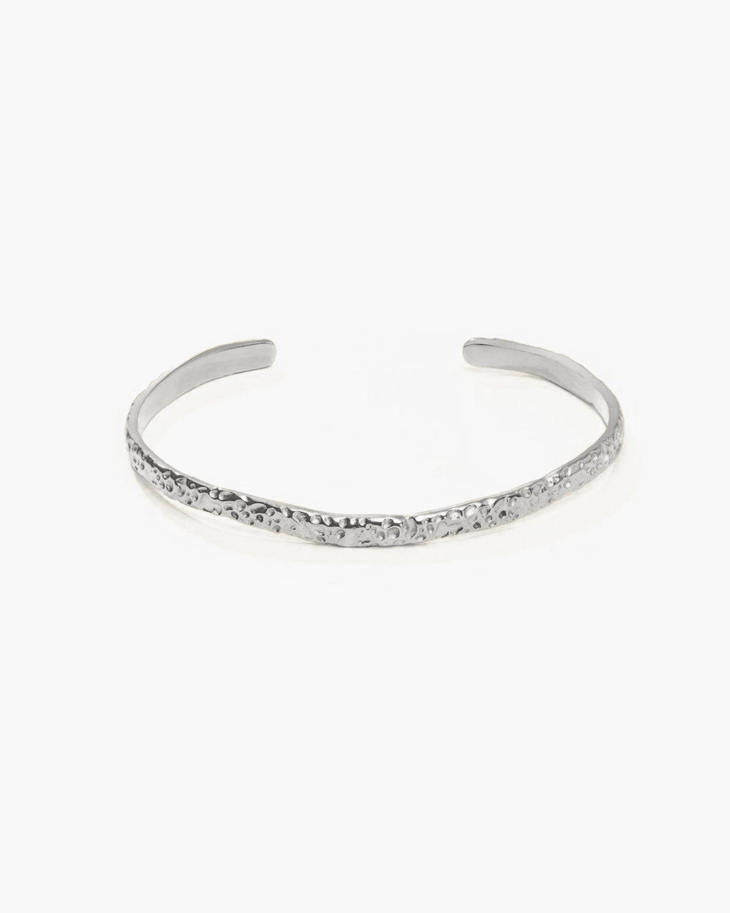 Silver Textured Bangle