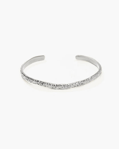 Silver Textured Bangle