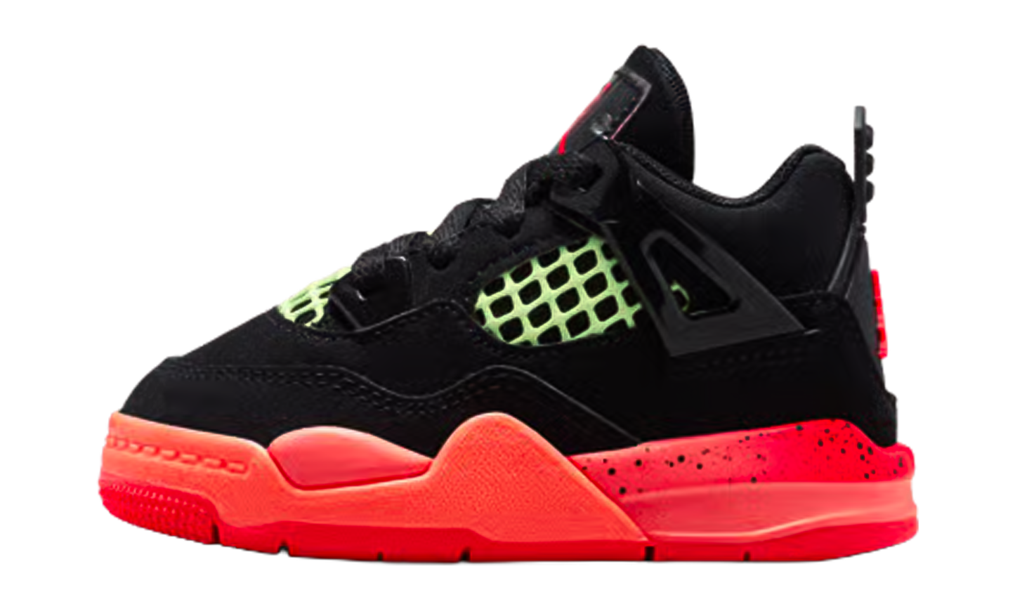 Air Jordan 4 Retro TD Black Infrared Barely Volt II1270 001