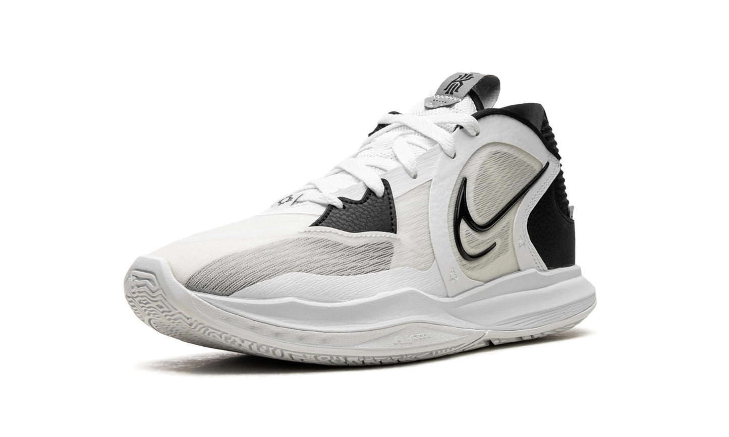 Kyrie 5 Low White Wolf Grey Black DJ6012 102