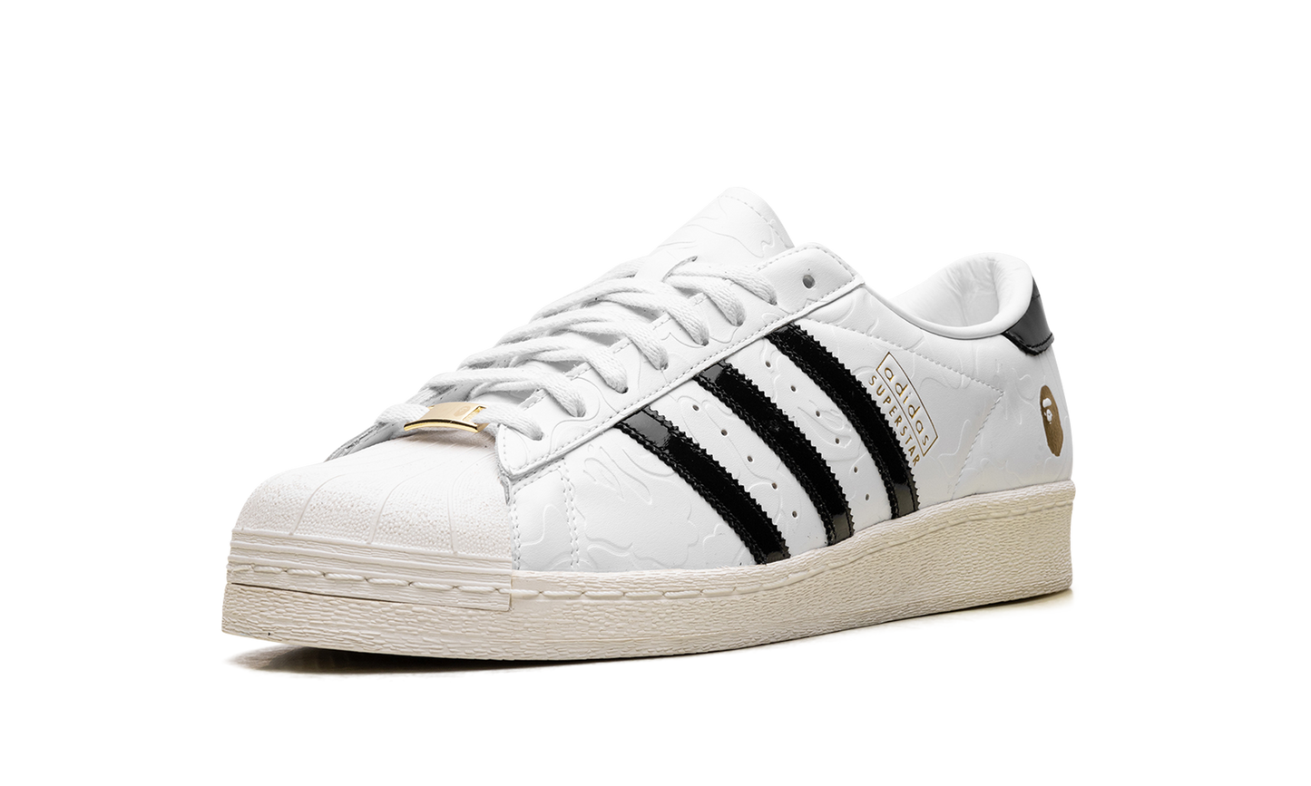 Superstar Vintage  A Bathing Ape - White Black  JR2701