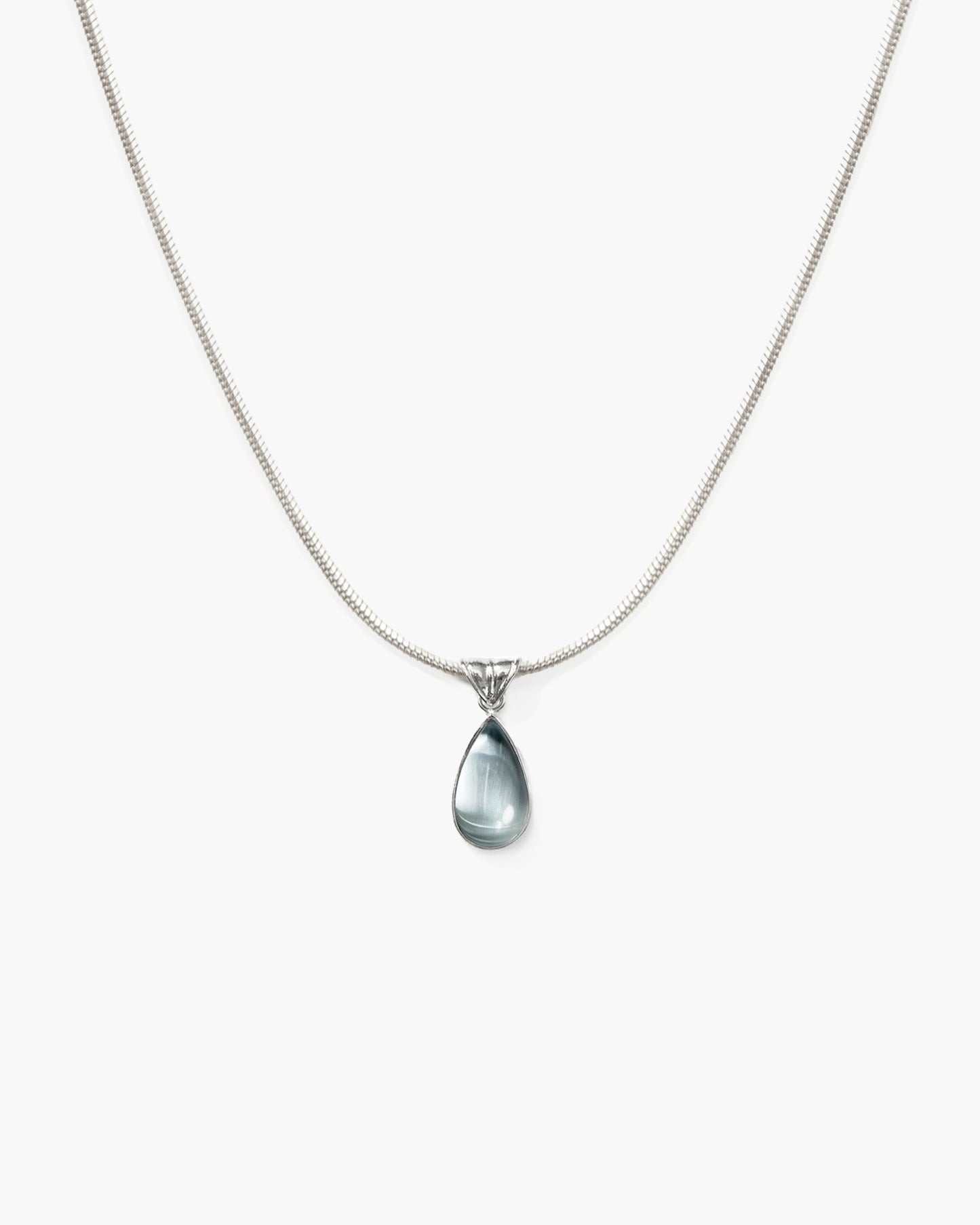Waterdrop Necklace in Marine Blue