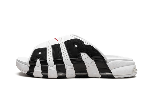 Air More Uptempo Slide NA White Black Red FB7815 100