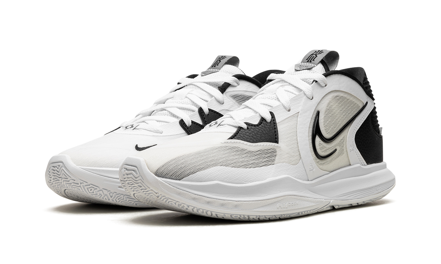 Kyrie 5 Low White Wolf Grey Black DJ6012 102