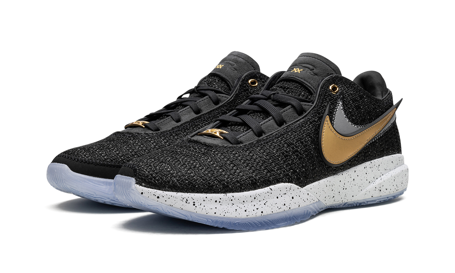 LeBron 20 Black/Metallic Gold DJ5423 003