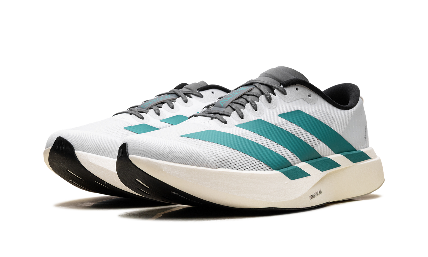 adiZero EVO SL  White Pure Teal  JS4487