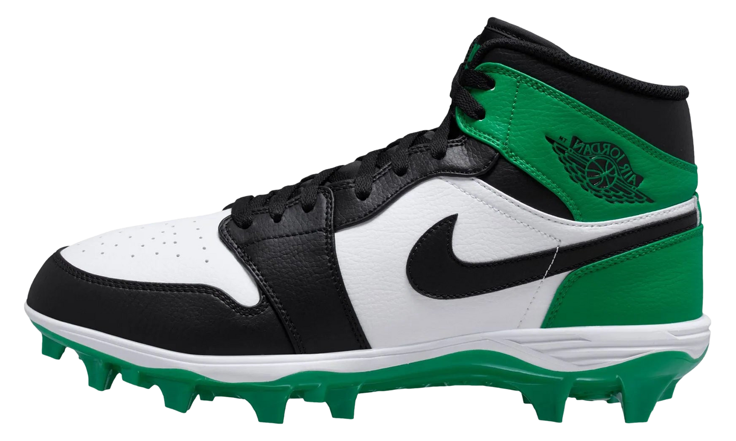 Air Jordan 1 Mid TD Black White Lucky Green FJ6805 003