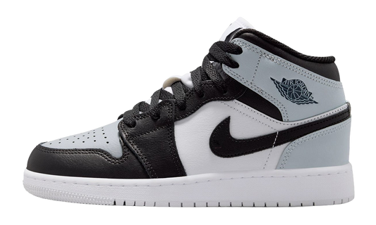 Air Jordan 1 Mid GS Black Aura Squadron Blue DQ8423 002
